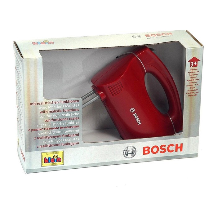 klein Spielzeug-Handmixer 9574 rot, grau