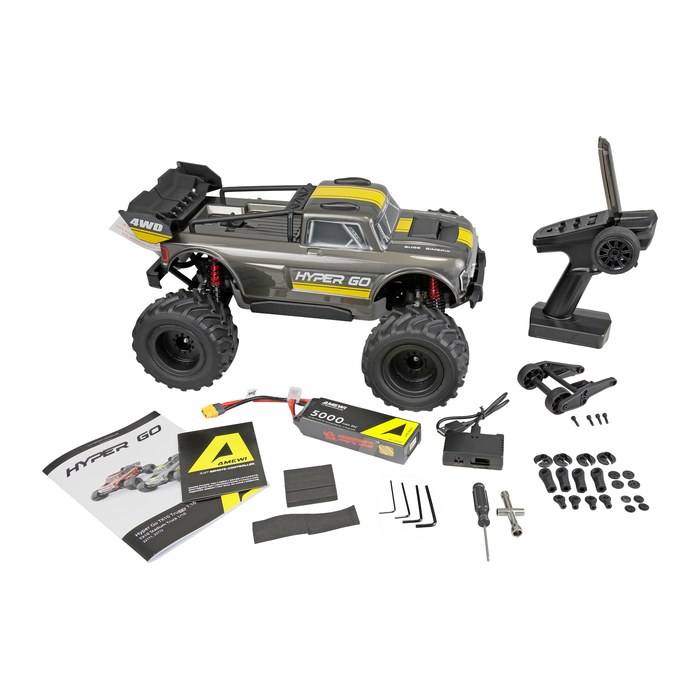 Amewi Hyper Go TX10 Truggy Brushless 1:10 RTR grau