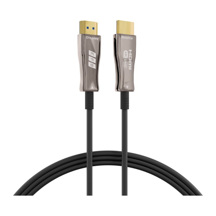 EFB HDMI Glasfaserkabel AOC aktiv 4K60Hz 50m schwarz