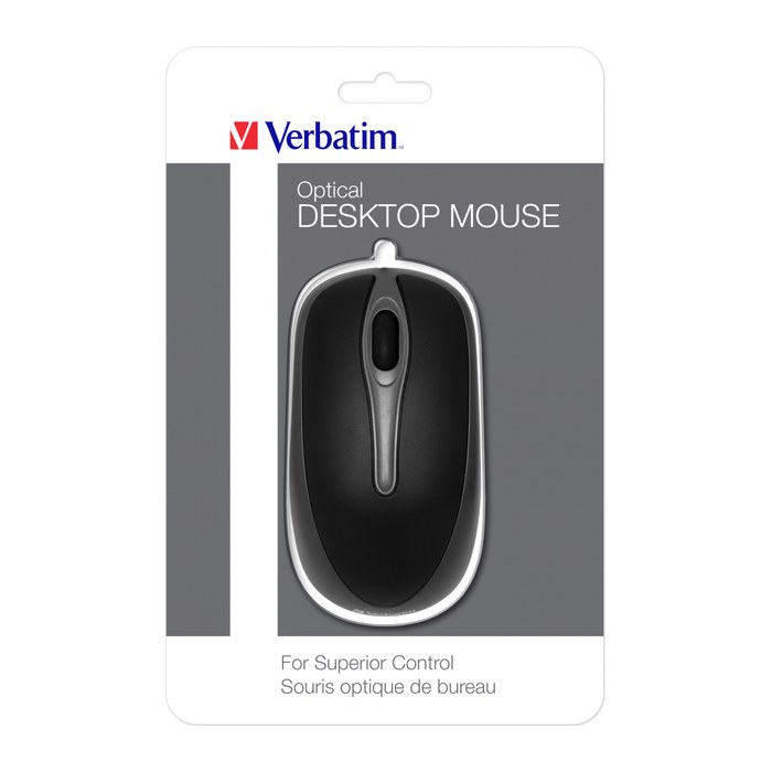Verbatim Optische Maus Desktop kabelgebunden USB Schwarz