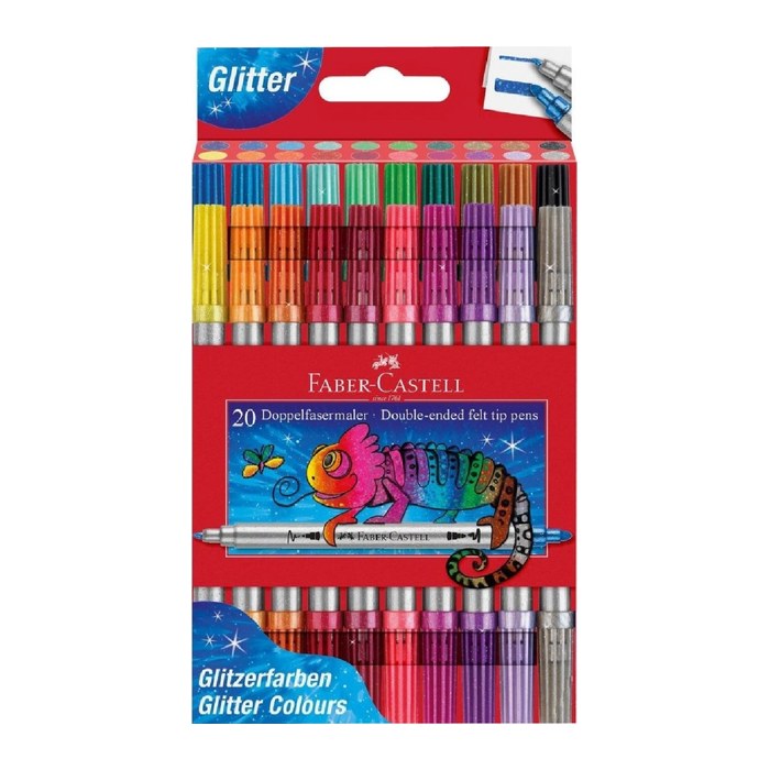 FABER-CASTELL Filzstifte farbsortiert, 20 St.
