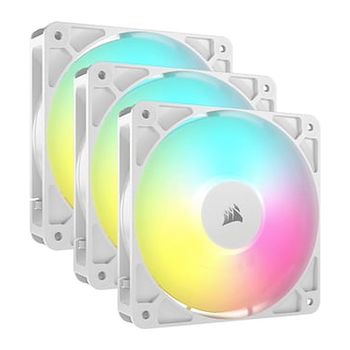 CORSAIR Lüfter RS120 ARGB PWM 120*120*25 White Triple Pack