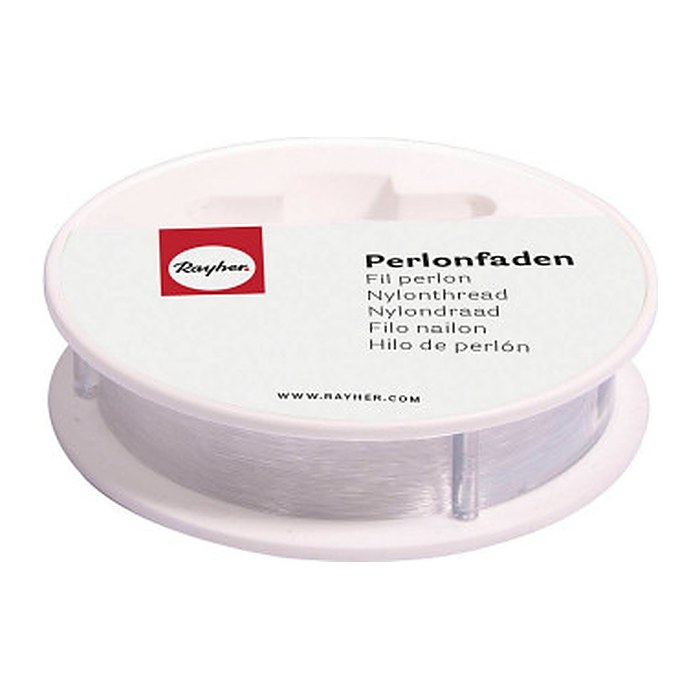 Rayher Nylonfaden glatt transparent 0,7 mm x 25,0 m