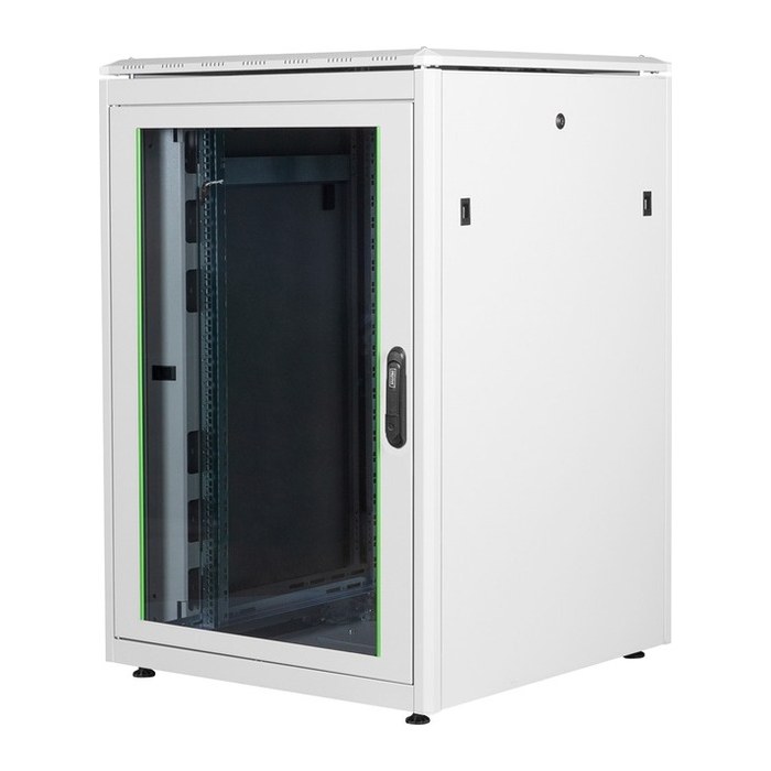 DIGITUS Netzwerkschrank Unique 22HE 1164x800x800mm grau (Speditionsversand)
