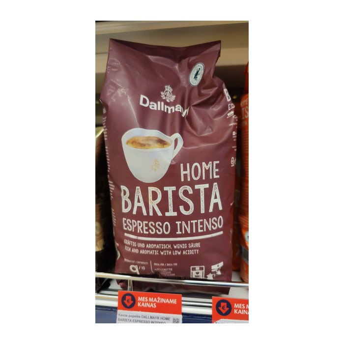 Dallmayr Home Barista Espresso Intenso Kaffeebohnen, kräftig, 1 kg