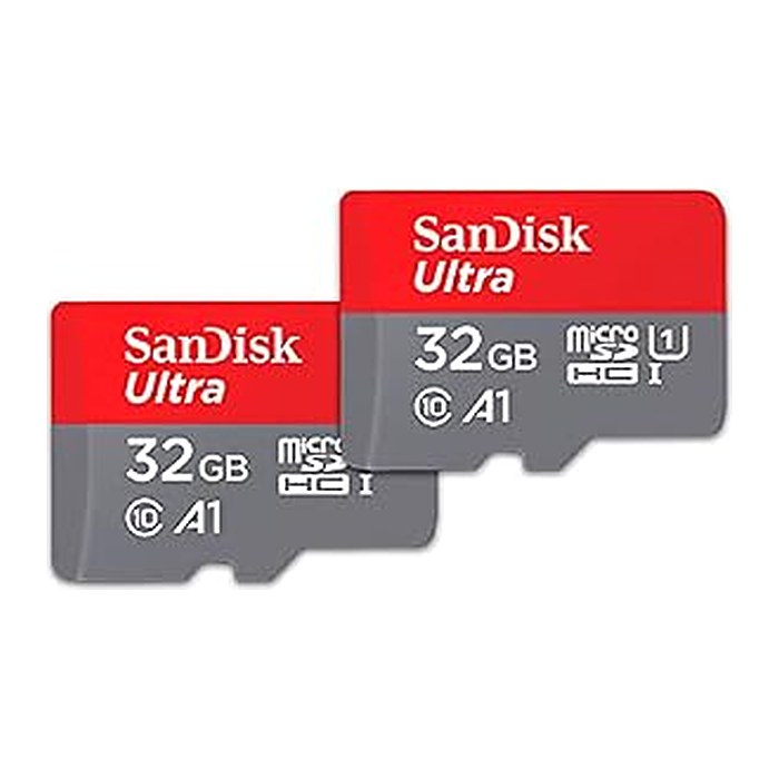 SanDisk Speicherkarten microSDHC Ultra, 32 GB, 2 St.