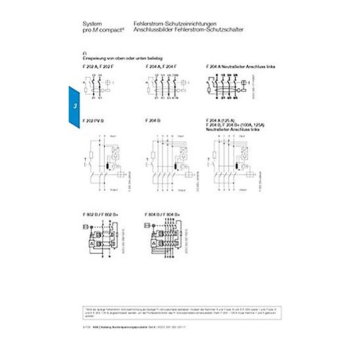 ABB FI-Schutzschalter F202 A-25 25 A, Typ A, 30 mA, 2-polig, 1 St.
