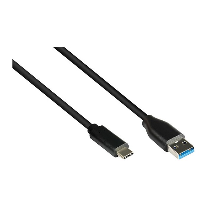 Good Connections USB 3.2 Gen.2 Kabel A-USB-C schwarz 0,5m