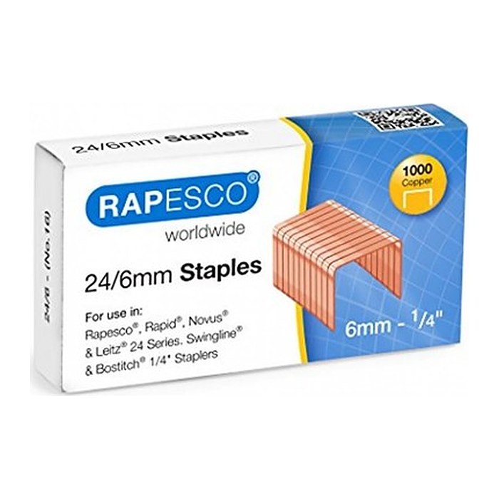 RAPESCO® Heftklammern 24/6, 1.000 St.
