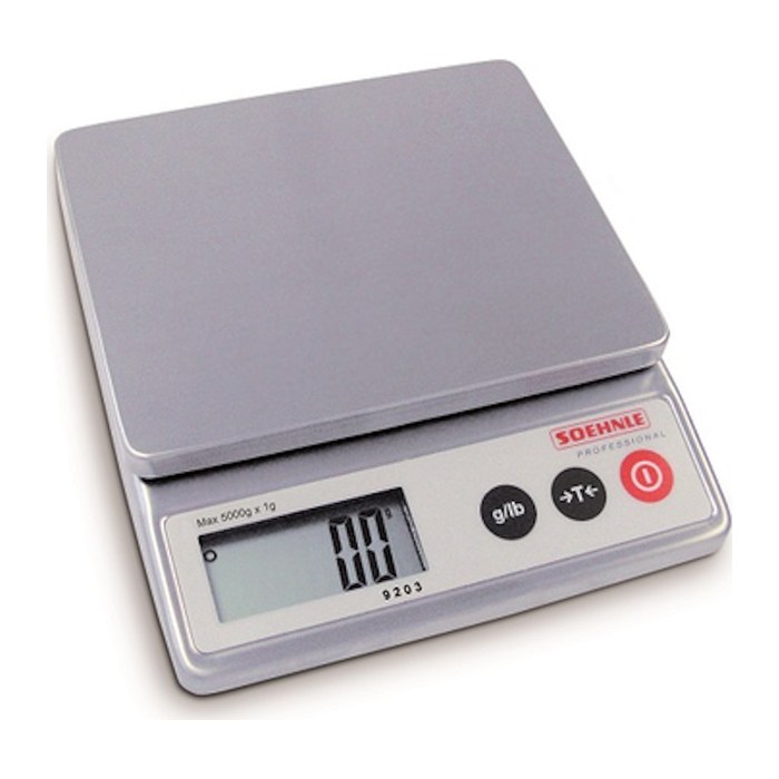 SOEHNLE PROFESSIONAL Briefwaage 9203 silber für max. 5,0 kg