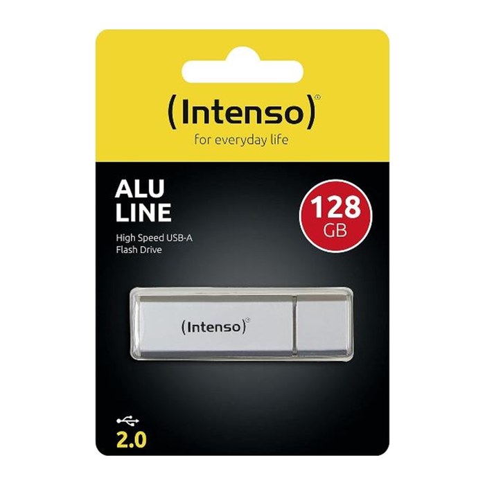 Intenso USB-Stick Alu Line silber 128 GB, 1 St.