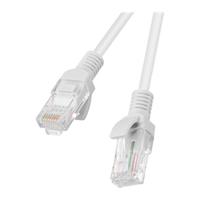 LANBERG Patchkabel CAT.6 UTP 15m Fluke Zertifikat gr