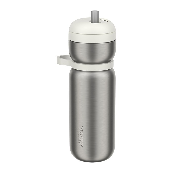 MEPAL Isolier-Trinkflasche Twist Sport ceramic white 600,0 ml, 1 St.