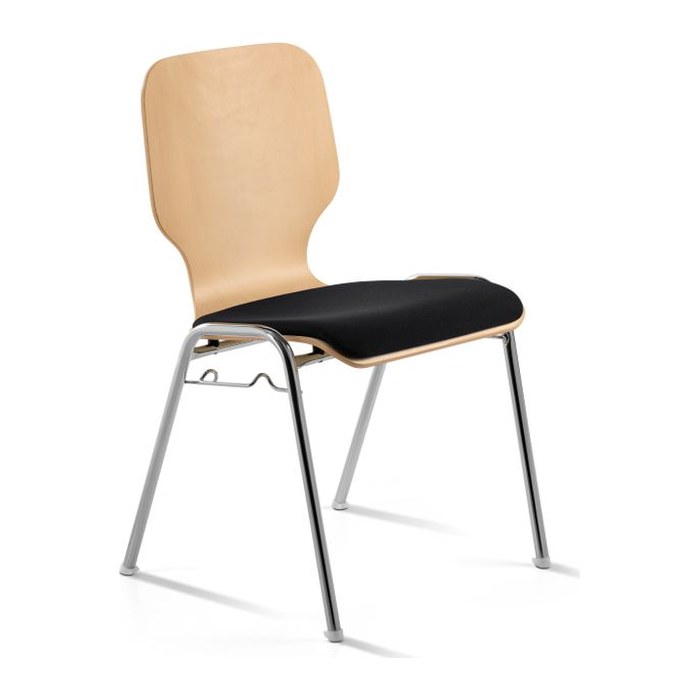 Mayer Stapelstuhl myDARIO 211604 01 26 397 schwarz Stoff, 1 St.