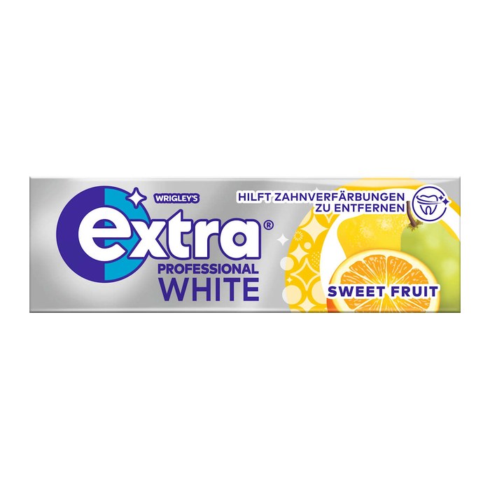 extra® SWEET FRUIT Kaugummis 30x 10 Dragees, 30 St.
