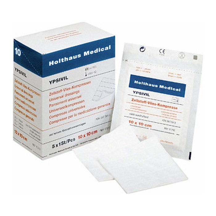 Holthaus Medical Kompressen YPSIVIL 17230 weiß 10,0 x 10,0 cm, 5 St.