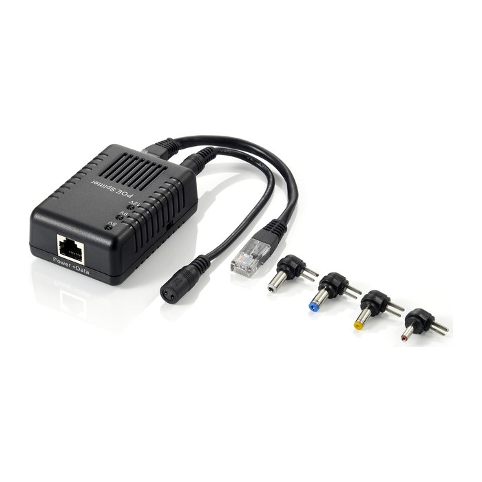 LevelOne PoE Fast-Ether.Splitter RJ45 100Mbps <3W schwarz