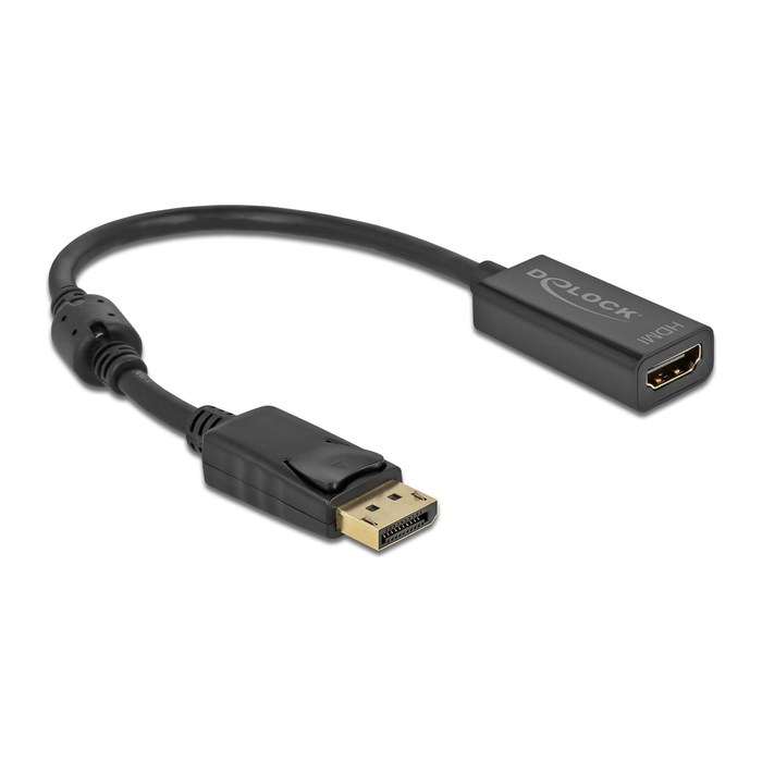 DELOCK Displayport Adapter DP -> HDMI Buchse 4K Passiv schwa