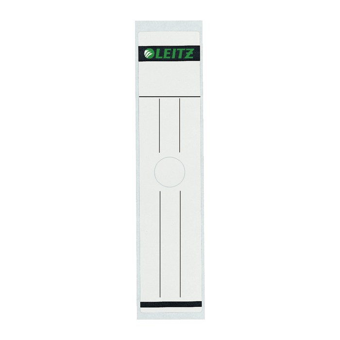LEITZ Ordneretiketten 6093 grau für 8,0 cm Rückenbreite, 10 St.