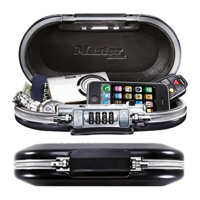 Master Lock® Tragbarer Tresor 5900EURDWHT weiß 24,0 x 12,9 x 6,0 cm