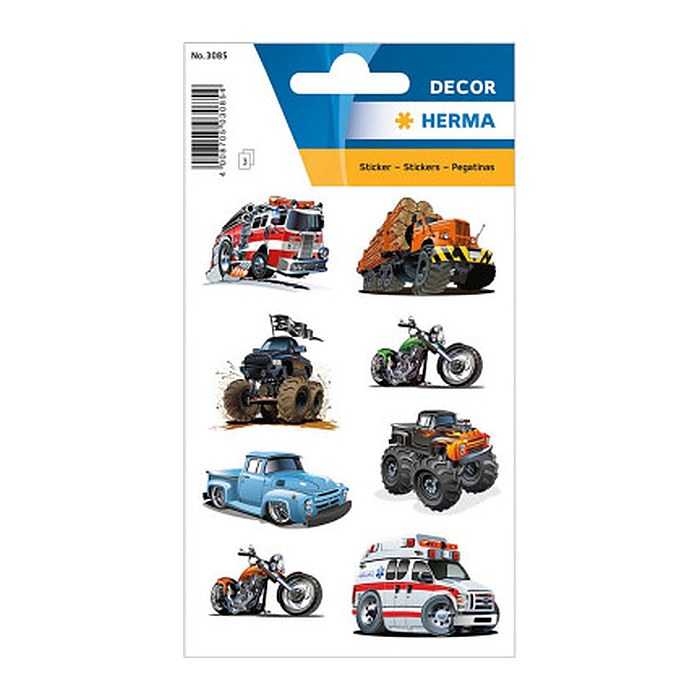 HERMA Aufkleber 3085 American Cars, 24 Etiketten