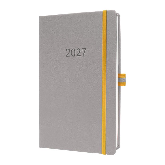 SIGEL Buchkalender CONCEPTUM Linescape 2027 hellgrau/gelb, 1 St.