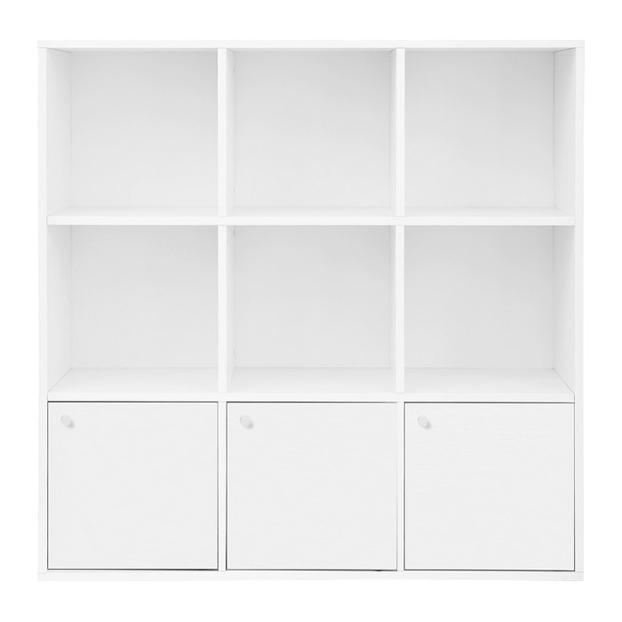 VASAGLE Regalschrank, LBC33WT weiß 97,5 x 29,0 x 97,5 cm, 1 St.