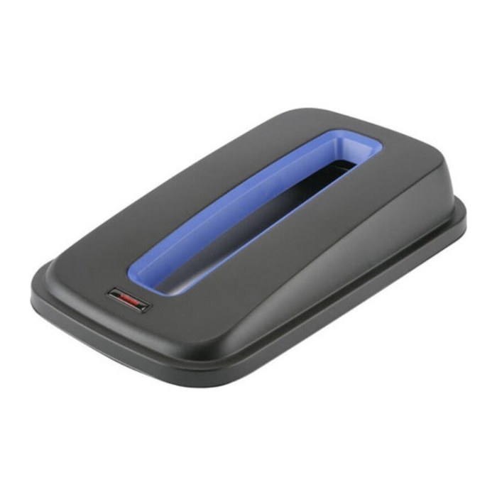 vileda® PROFESSIONAL Geo für Papier Mülleimer-Deckel schwarz, 1 St.
