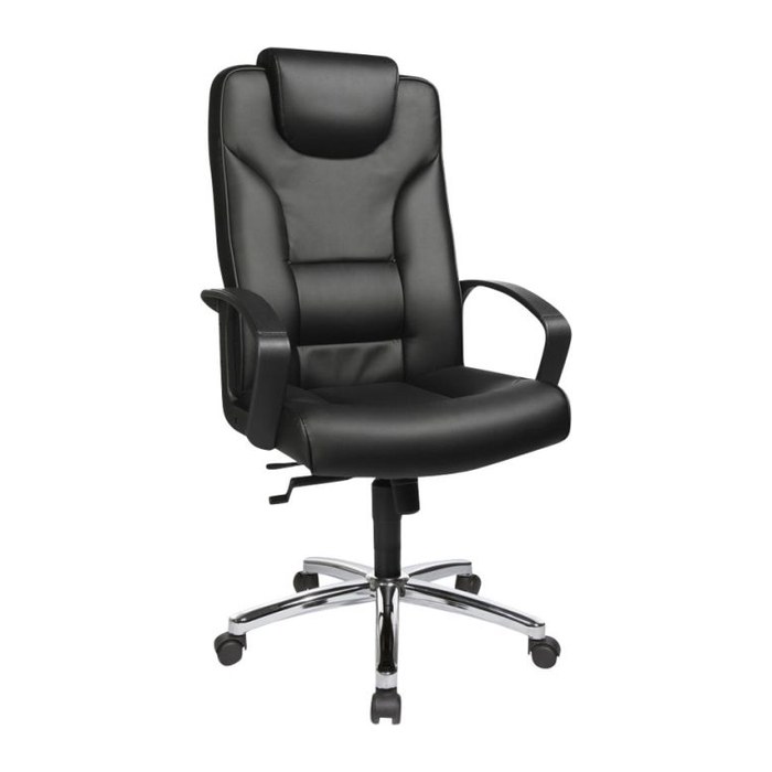 Topstar Chefsessel Comfort Point 50, 7819 D60 Kunstleder schwarz, Gestell chrom