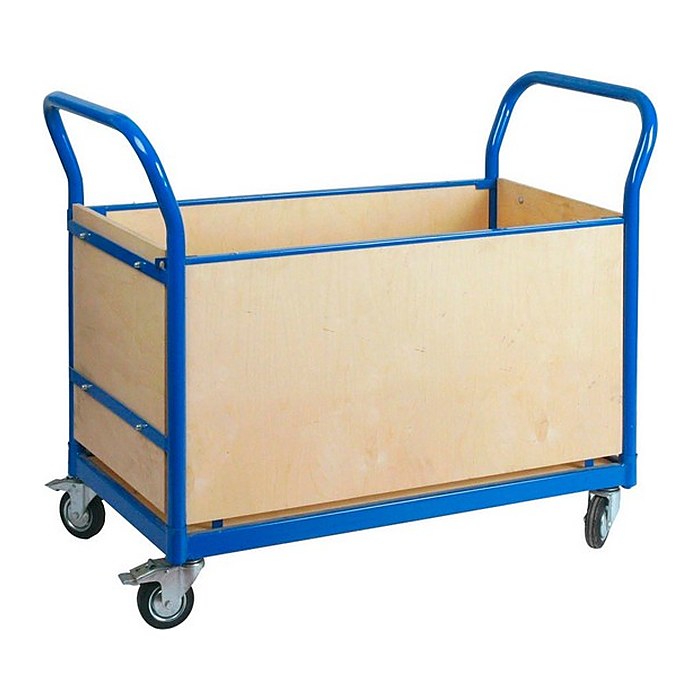 SZ Metall Transportwagen blau 100,0 x 50,0 x 90,0 cm bis 250,0 kg