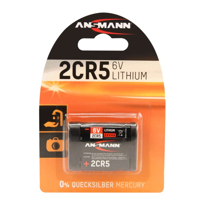 ANSMANN Batterie 2CR5 Lithium Fotobatterie 6,0 V, 1 St.