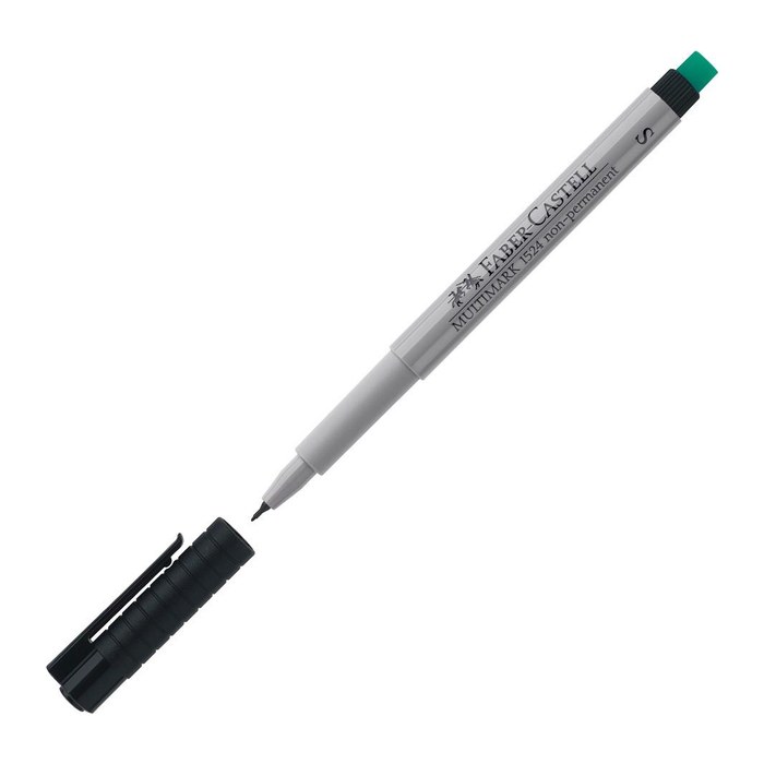 FABER-CASTELL Marker Multimark non-perm. S schwarz 10 Stk.