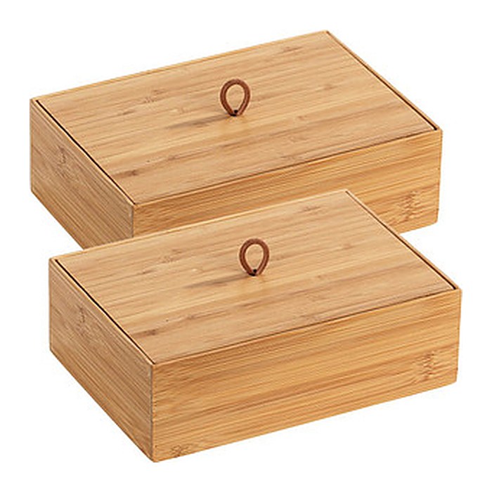 WENKO Terra L Ordnungsboxen braun 22,0 x 15,0 x 7,0 cm, 2 St.