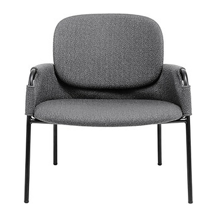 meet powered by PAPERFLOW Sessel CLOTH anthrazit schwarz Stoff 70,0 x 65,0 x 69,0 cm, 1 St.