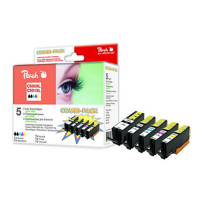 Peach Patrone Canon PGI-550XL CLI551XL MultiPackPlus komp retail