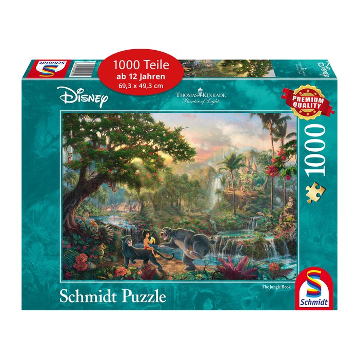 Schmidt Disney Dschungelbuch Dschungelbuch Puzzle, 1000 Teile