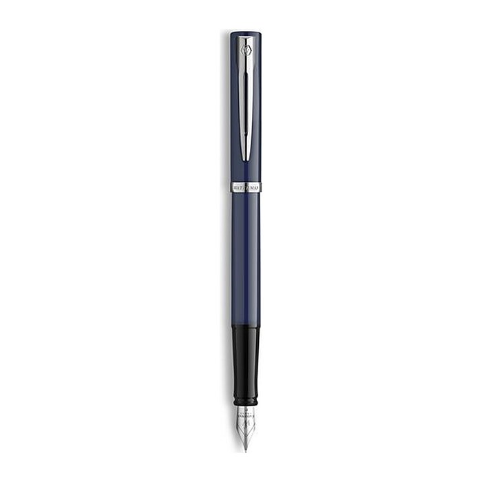 WATERMAN Füllfederhalter IMPRESSION blauer Lack CT F Blau Geschenkbox