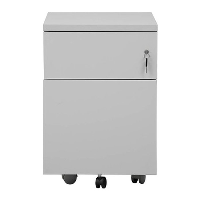 Gürkan Rollcontainer lichtgrau 2 Auszüge 40,0 x 60,0 x 62,0 cm
