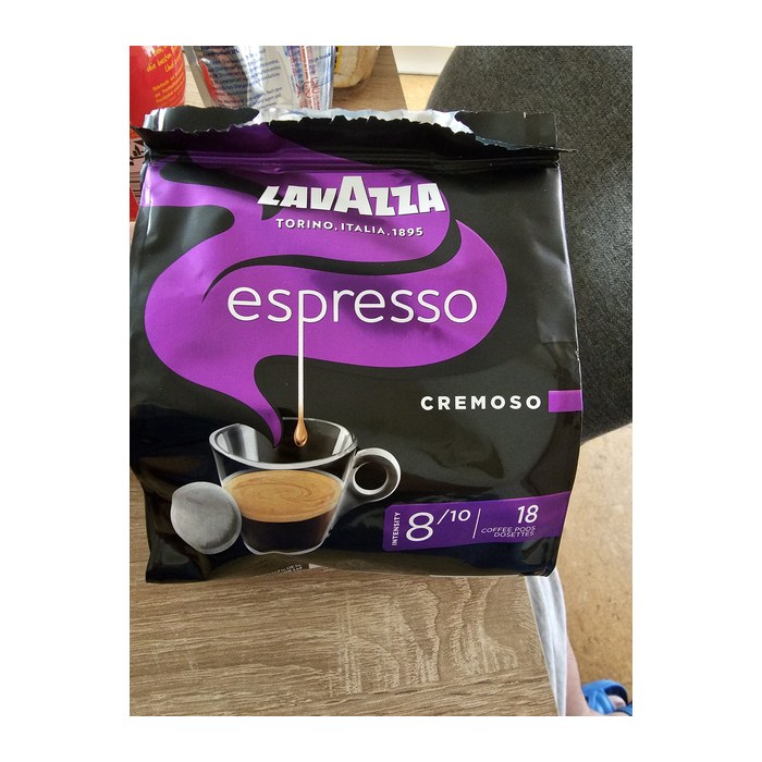 LAVAZZA Espresso Cremoso Kaffeepads, Arabica- und Robustabohnen 125 g