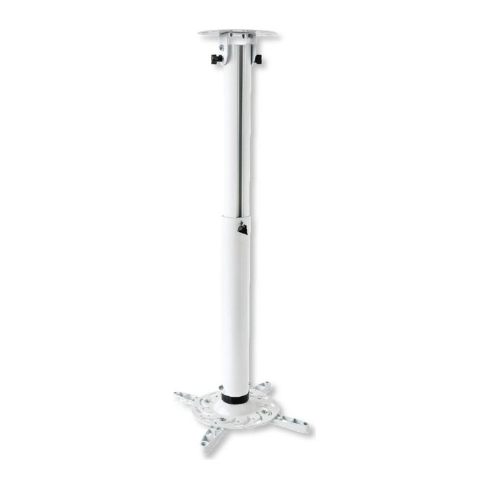 Techly Profi Deckenhalterung f. Beamer,ausziehbar,50-77cm,w.