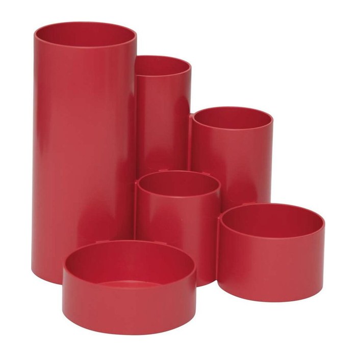 MAUL Stifteköcher MAULtubo Recycling rot