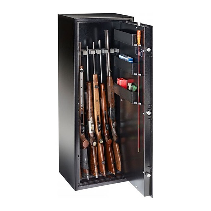BURG WÄCHTER Waffenschrank Ranger N 7 Sicherheitsstufe 0 nach EN 1143-1 schwarz 47,2 x 36,8 x 130,4 cm