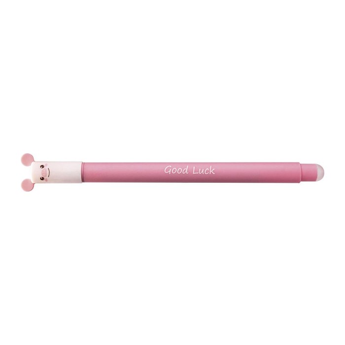 EBERHARD FABER Animal Erase it! Gelschreiber Schwein 0,7 mm, Schreibfarbe: blau, 1 St.