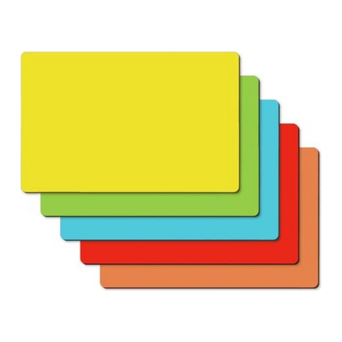 SIGEL Moderationskarten Magnetic Notes farbsortiert 10,0 x 15,0 cm, 25 St.