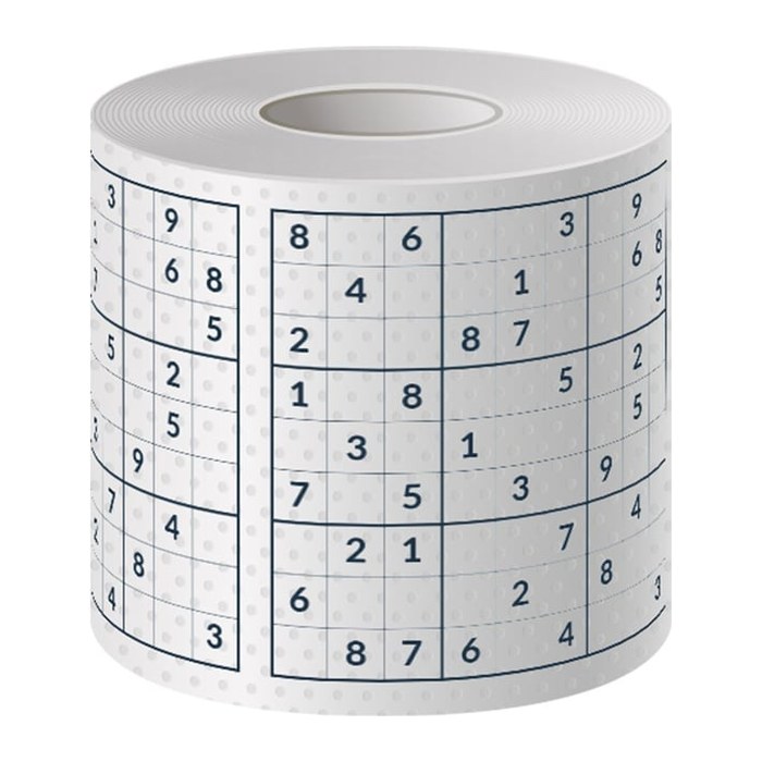 Mad Monkey - Toilettenpapier "Sudoku"
