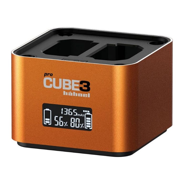 Hähnel Doppelladegerät Pro Cube 3 - Sony mit LCD-Display retail