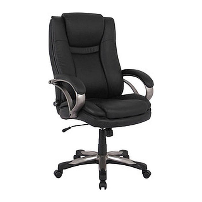 XXL Chefsessel, 10003 Kunstleder schwarz, Gestell schwarz