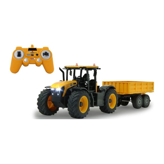 Jamara JCB Fastrac Traktor mit Kippanhänger 1:24 2,4GHz