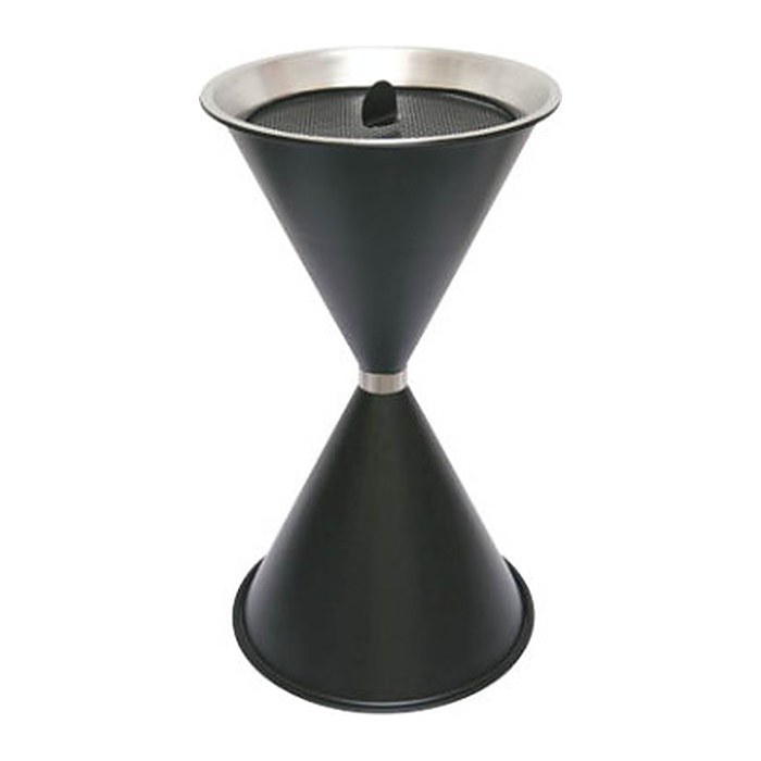 SZ Metall 29715 Standaschenbecher schwarz, 1 St.