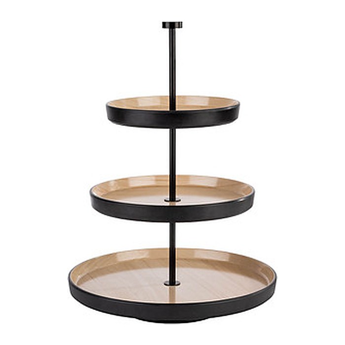 APS Etagere FRIDA beige/schwarz Höhe: 43,0 cm, 1 St.